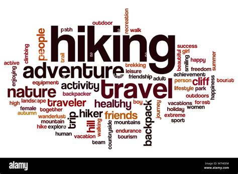 self important type word hike